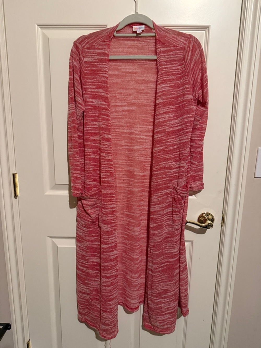 LuLaRoe Coral Pink Marled Cardigan